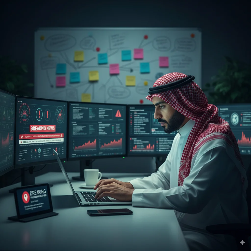 منهجية JEDAR لاحتواء الأزمات: الإطار الاستراتيجي الكامل الذي تثق به 200+ مؤسسة سعودية